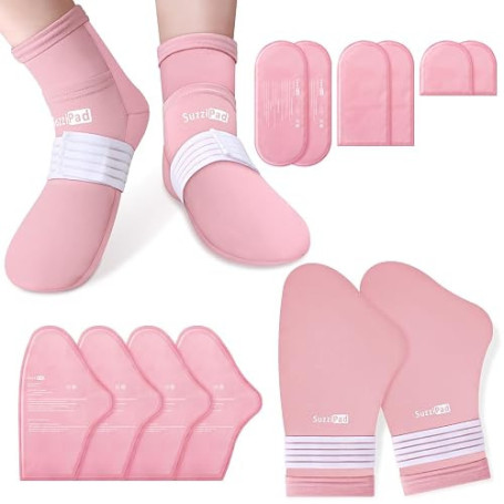SuzziPad Gants et chaussettes de chimiothérapie pour neuropathie, articles de confort de chimiothérapie pour patients atteints d