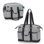 Damero Sac de Travail d'Infirmière, Gris | Fourre-tout Utilitaire pour Ordinateur Portable d'Infirmière pour les Visites à Domic