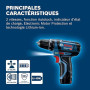 Bosch Professional 12V System perceuse-visseuse sans-fil GSR 12V-15 (avec 2 batteries 2,0 Ah, chargeur GAL 12V-20, set d’embouts
