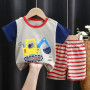 XM-Amigo Lot de 3 Ensembles Bébé et Garçon T-Shirt Short Manches Courtes | Vêtements en coton à manches courtes, adaptés comme s