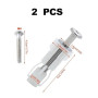 2 Pièces Fixation Abattant WC,Fixation Cuvette WC,Fixation Abattant WC Universel,pour Siège de Toilette,Matériau en Nylon(Style