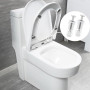 2 Pièces Fixation Abattant WC,Fixation Cuvette WC,Fixation Abattant WC Universel,pour Siège de Toilette,Matériau en Nylon(Style