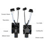 Kit complet Hotend P1S P1P, tête d'impression Hot End complète avec chauffage en céramique, thermistor, buse en acier durcie de