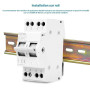 Inverseur de source monophasé 2P 63A commutateur Dual Power de transfert AC 240V petit commutateur de transfert manuel interrupt