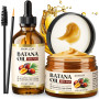 Bofuoos Huile de Batana Pour Cheveux, 100% Pure Pressée à Froid Batana Oil | Naturelle Huile de Batana du Honduras, Restaure les