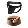 ohyeahlady Jockstrap Homme Cuir PU Ouvert Devant Grande Taille | String Ficelle Ouvert Bretelle, Slip Chic Poche Ouverable,Tanga