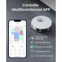 Lefant M1 Robot Aspirateur Laveur 2 en 1, 5500Pa, Navigation LiDAR, Cartographie Multi-étage, Zones Virtuelles, Connecté par Ale