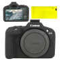 BCMCZCDC Coque de protection en silicone pour Canon EOS R100 - Accessoires avec 2 films de protection d'écran - Protection d'obj