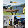 VTOMAN Jump 100 station portable, 89,6Wh LiFePO4, 100W CA charge PD 65W | Cellules LiFePO4 sûres durables, charge multi-appareil