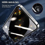 Vauki Verre Trempé Anti Espion pour Xiaomi Redmi Note 11 Pro avec Caméra Arrière Protecteur [2+2 Pièces],Anti-Espion Film Protec