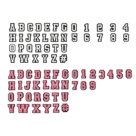 Hugwish Chaussures Charm Lettre Alphabet A-Z Numero 0-9 74pcs, Pins Lettre Shoe Charm Bricolage Pour Femme Enfant