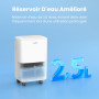 COMFEE' Déshumidificateur Compacte, Absorbe jusqu'à 10L/jour, Mode nuit, Child lock, Minuterie 24H, Réservoir 2,5 L, Pour pièce 