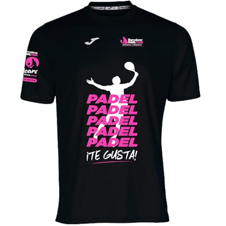 Barcelona Padel Tour T-Shirt Padel Homme T-Shirt Sport Technique Respirant, Séchage Rapide, Léger, Idéal pour Padel, Tennis, Fit