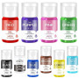 Colorant Alimentaire Gel - Colorant Alimentaire Sans Goût pour Gâteaux, Cuisson, Fondant, Macarons - Gel Food Colouring Vibrant