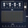 Dekofun 6Mx3M 600 LED Rideau Lumineux avec Transformateur, Blanc Chaud | Minuterie, 8 modes lumineux variés et IP65 étanche, gui