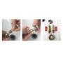 Lot De 2 Bondes À Ressort en Laiton pour Bonde De Baignoire Pop Up Click Clack,pour Bonde Clic Clac pour Lavabo,Remplacement De