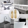 Lot De 2 Bondes À Ressort en Laiton pour Bonde De Baignoire Pop Up Click Clack,pour Bonde Clic Clac pour Lavabo,Remplacement De