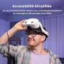 KIWI design K4 Confort Sangle de Tête Compatible avec Meta Quest 3S/Quest 3 | Molette améliorée, ajustement parfait, équilibré,