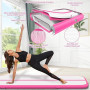 PPXIA Tapis de gymnastique gonflable 3 m, 4 m, 5 m, 6 m, 10/20 cm de hauteur, tapis de gymnastique avec accessoires complets, ta