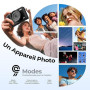 Appareil Photo Numérique 5K 80MP avec WiFi & Autofocus, Caméra Vlogging Youtube, Écran 3" 180° Rabattable, Zoom 18X, Compact Voy