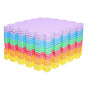 Mocosy 18 Pièces Dalles de Sol Fitness, Tapis Musculation & Protection Sol | 30x30cm, Mousse EVA Haute Densité 1cm, Imbriquable,