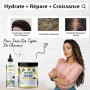 Huile Capillaire Naturelle Chebe 4 Fl Oz Pour La Croissance Des Cheveux - Hydratante Pour Le Cuir Chevelu, Poudre Africaine Pour