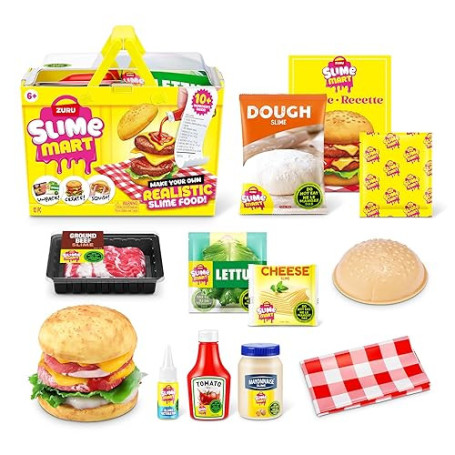 Slime Mart (Panier) de ZURU, Jouet composé de Slime, activités manuelles pour Enfant et Adulte
