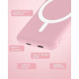 Podoru Batterie Externe avec Magnetic, 5000mAh Mini Magnetique Power Bank | 15W Chargeur sans fil Rapide, Entrée et Sortie USB-C