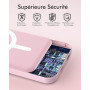 Podoru Batterie Externe avec Magnetic, 5000mAh Mini Magnetique Power Bank | 15W Chargeur sans fil Rapide, Entrée et Sortie USB-C