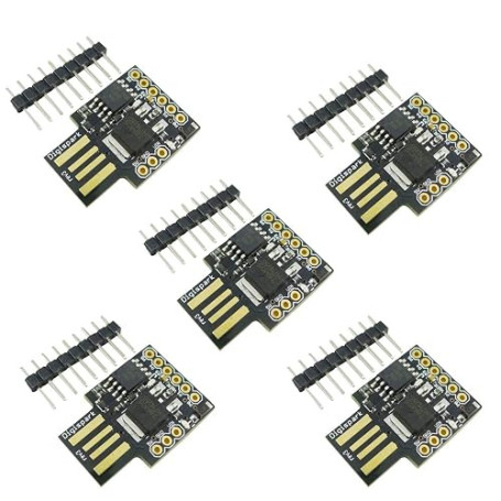 Aihasd 5 pièces Digispark Kickstarter Attiny85 Carte de développement micro USB carte de développement pour Arduino