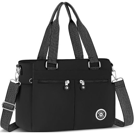 VOBUKE Sac Bandoulière Femme Grande Sacs a Main Imperméable en Nylon Sacoche avec Multi-Poches et Bandoulieres Réglable Sac Caba