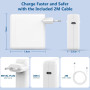 LTBSTOYE Chargeur 100 W Compatible avec Mac Book Air 13/15 Pouces, Pro 14/13/12 Pouces 2022-2018, iPad Pro, Compatible avec Leno