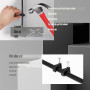 KOXXIAMOQ 700 Pcs Clips de Câbles Ronds/Carrés, Attaches Câbles Avec Clous, Agrafes de Câbles Noires avec Clou, Support de Fil O