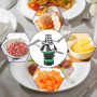 Lame De Rechange Pour Thermomix Tm6/Tm7, Couteau MéLangeur En Acier Inoxydable Avec Bague D'éTanchéIté, Compatible Avec Robot Cu