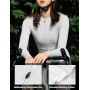 INBIKE Maillot de Cyclisme Femme Manches Longues pour VTT Séchage Rapide avec Motifs Réfléchissants pour Sport Outdoor LY4019