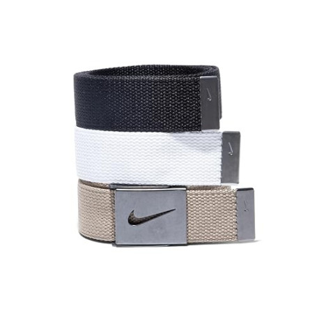 Nike 3 Pack Web Belt Ceinture Homme (lot de 3)