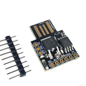 Digispark Carte de développement USB pour attiny85 | PCB noir design compact pour arduino IDE projets embarqués