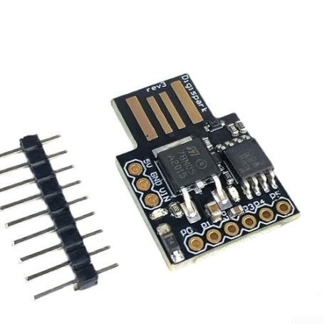 Digispark Carte de développement USB pour attiny85 | PCB noir design compact pour arduino IDE projets embarqués