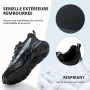 BAXIWUY Chaussures de Sécurité Hommes Légère Basket Securite Femme Chaussures de Travail Embout en Acier Respirantes Antidérapan