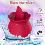 Vibromasseur Femme Clitoridien Sex Toys,Vibromasseurs Feminin avec 10 Modes de Léchage & Vibration,Gode Vibro-masseur Jouet Sexu