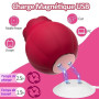 Vibromasseur Femme Clitoridien Sex Toys,Vibromasseurs Feminin avec 10 Modes de Léchage & Vibration,Gode Vibro-masseur Jouet Sexu