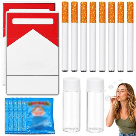 YKTOZU Cigarette Bulle De Savon,Machine a Bulle, Cigarette Bulle,Bubble Cigarette Cadeauanti-Stress Original Pour Fetes, Anniver