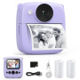 Appareil Photo Instantané Enfant, CalineGam 48MP 1080P Appareil Photo Numérique Enfant avec Carte 32GB & Papier Photo, Noël Anni
