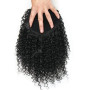 ROSESSEA Extension de queue de cheval afro - américaine bouclée cheveux courts en queue de cheval afro - américaine (12 Inch, 1B