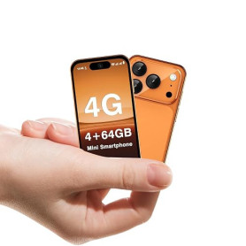 ZOKOE Mini-Smartphone, 4G débloquée, écran 3,88 Pouces, Android 12, Batterie 1950 mAh, idéal pour Les Enfants et Les étudiants,