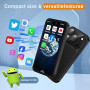 ZOKOE Mini-Smartphone, 4G débloquée, écran 3,88 Pouces, Android 12, Batterie 1950 mAh, idéal pour Les Enfants et Les étudiants,