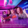 Keepsmile Ruban Led 30m (15mx2), Led Chambre Bluetooth, Bande Led Contrôlé par Télécommande APP, Guirlande Lumineuse Décoration