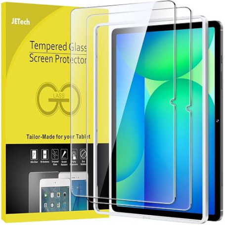 JETech Verre Trempé pour Samsung Galaxy Tab S10 FE Plus 13,1", Lot de 2 | 9H Protection D'écran, Transparent HD, Protection Anti