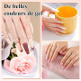 Phoenixy Kit Ongle Gel UV Complet avec 36W Lampe, 8 Couleurs Poly Ongle Gel 15ML, Set de Manucure pour Débutant Gel Construction