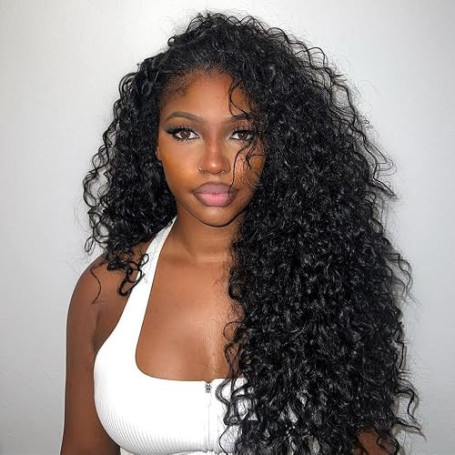 Perruque Bresilienne Half Wig Human Hair 200 Densité 3 In 1 Seamless Flip Over Perruque Femme Naturelle Cheveux Human Hair Deep